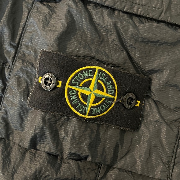Stone Island Seersucker Nylon Pant (Black) - Picture 3 of 6